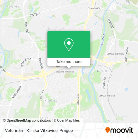 Veterinární Klinika Vítkovice map