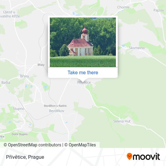Přívětice map