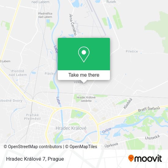 Hradec Králové 7 map