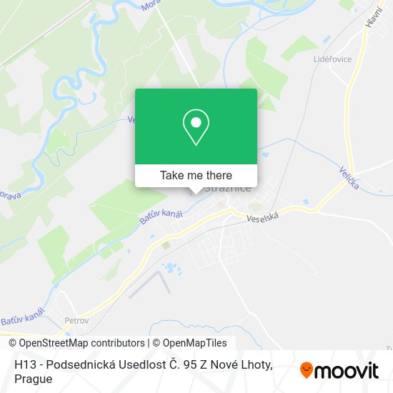 H13 - Podsednická Usedlost Č. 95 Z Nové Lhoty map