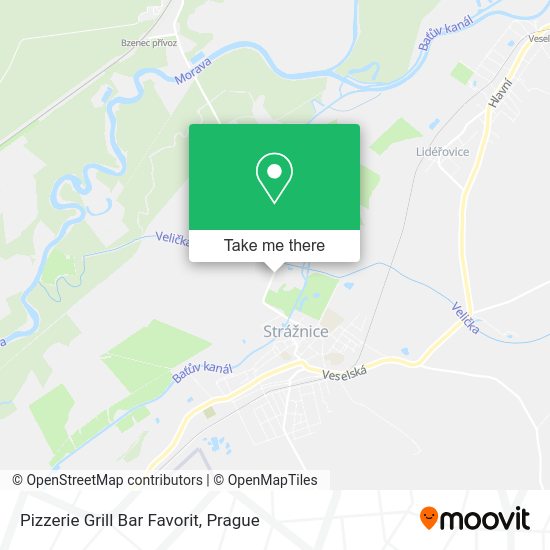 Pizzerie Grill Bar Favorit map