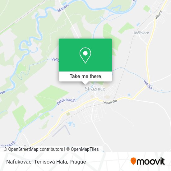 Nafukovací Tenisová Hala map