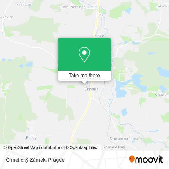 Čimelický Zámek map
