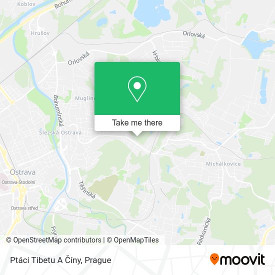 Ptáci Tibetu A Číny map
