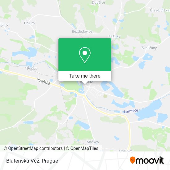 Blatenská Věž map