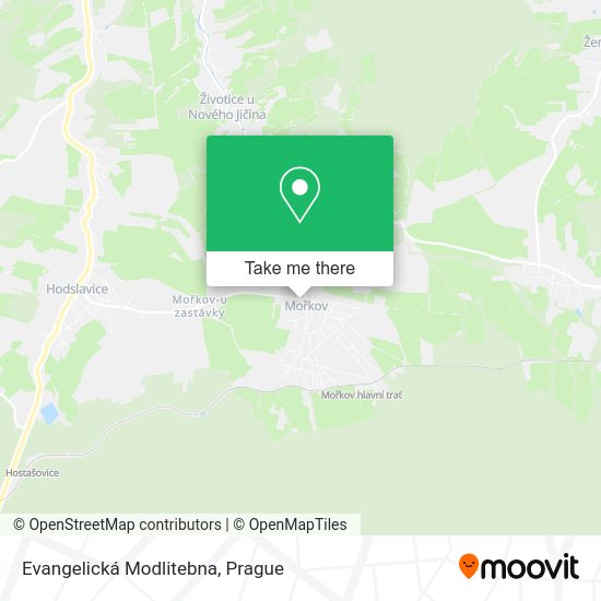 Карта Evangelická Modlitebna