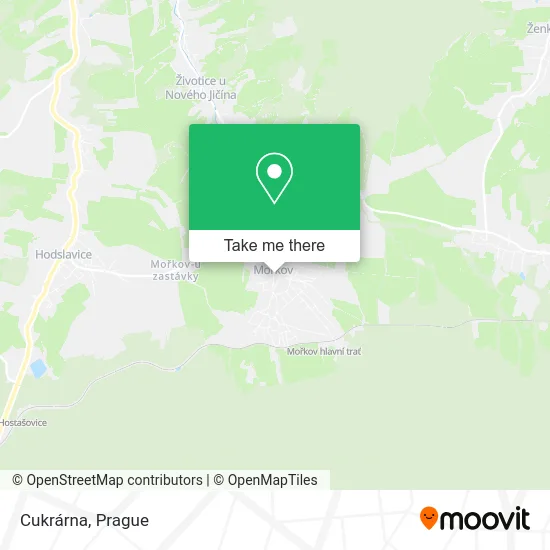 Карта Cukrárna
