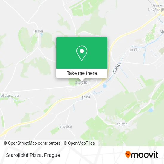 Карта Starojická Pizza