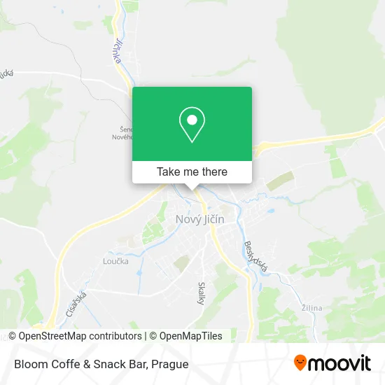 Карта Bloom Coffe & Snack Bar