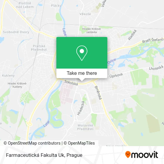 Карта Farmaceutická Fakulta Uk