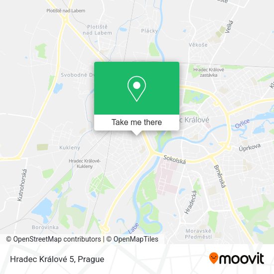 Hradec Králové 5 map
