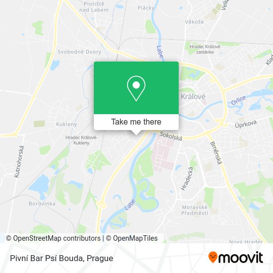 Pivní Bar Psí Bouda map