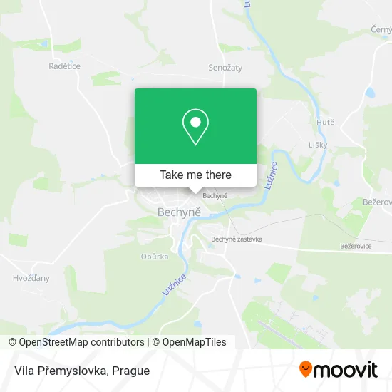 Карта Vila Přemyslovka