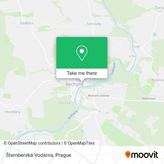 Карта Šternberská Vodárna