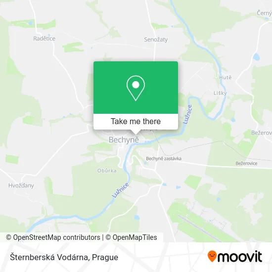 Карта Šternberská Vodárna