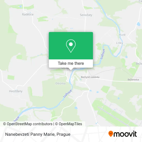 Карта Nanebevzetí Panny Marie