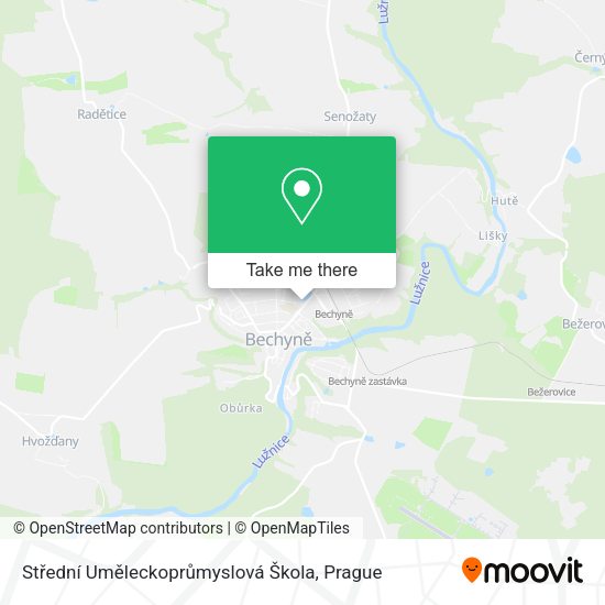 Střední Uměleckoprůmyslová Škola map
