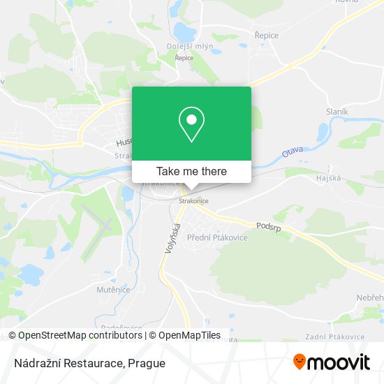 Nádražní Restaurace map