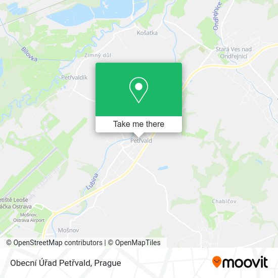 Obecní Úřad Petřvald map