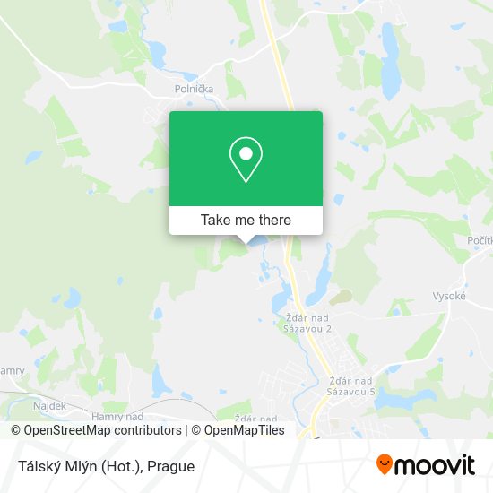 Tálský Mlýn (Hot.) map