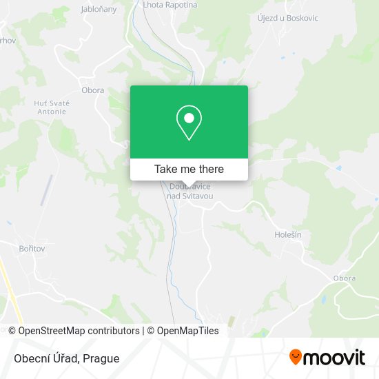 Obecní Úřad map
