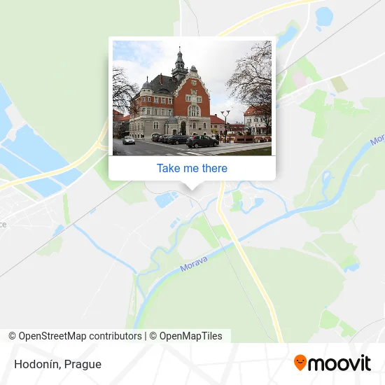 Карта Hodonín