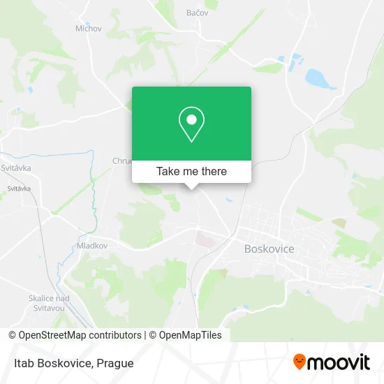 Карта Itab Boskovice