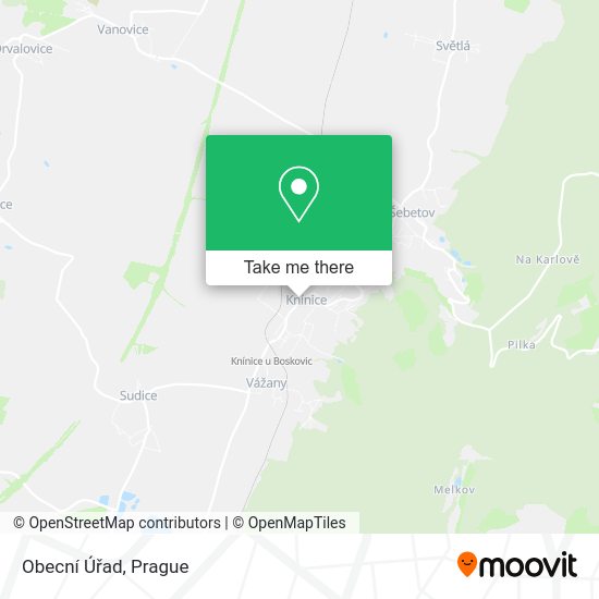 Obecní Úřad map