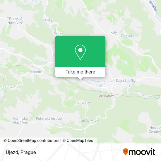 Újezd map