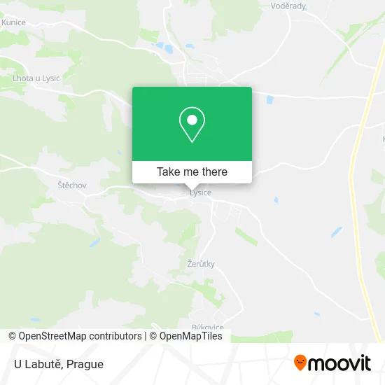 Карта U Labutě