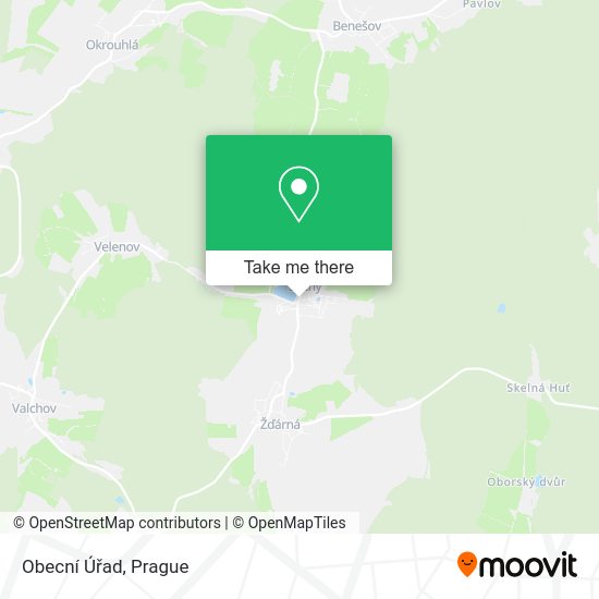 Obecní Úřad map