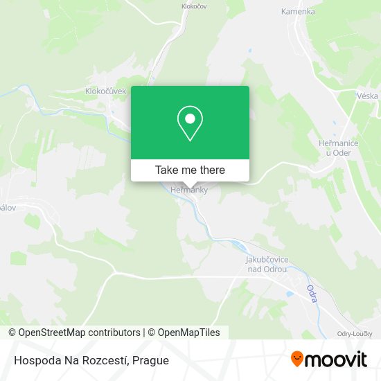 Hospoda Na Rozcestí map