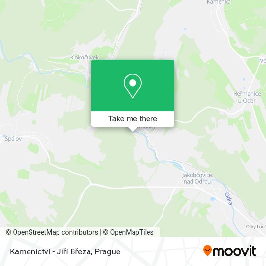 Kamenictví - Jiří Březa map