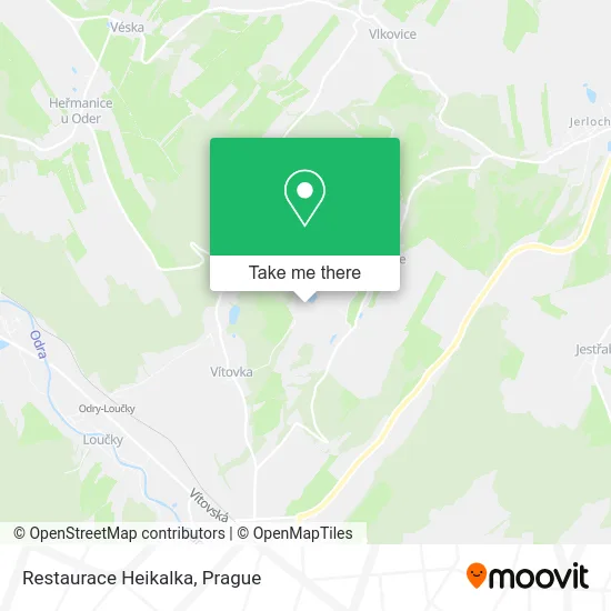 Карта Restaurace Heikalka