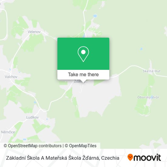 Základní Škola A Mateřská Škola Žďárná map