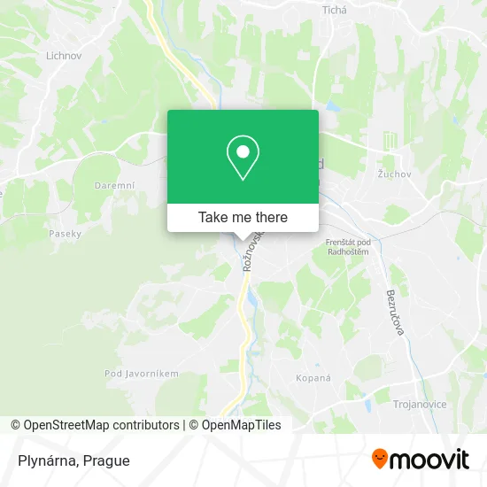 Карта Plynárna