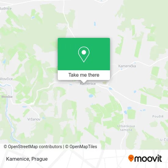 Карта Kamenice