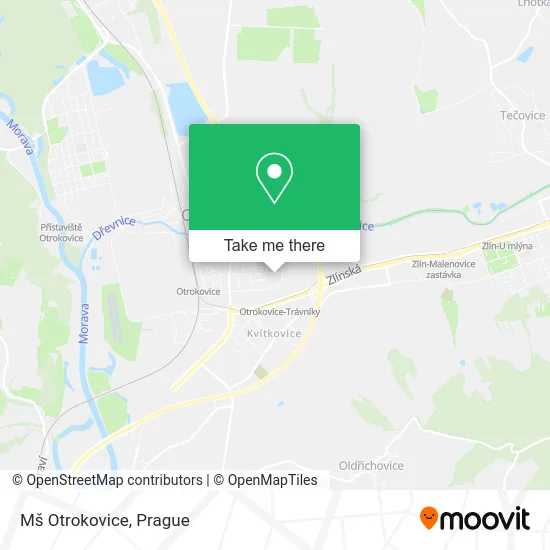Карта Mš Otrokovice