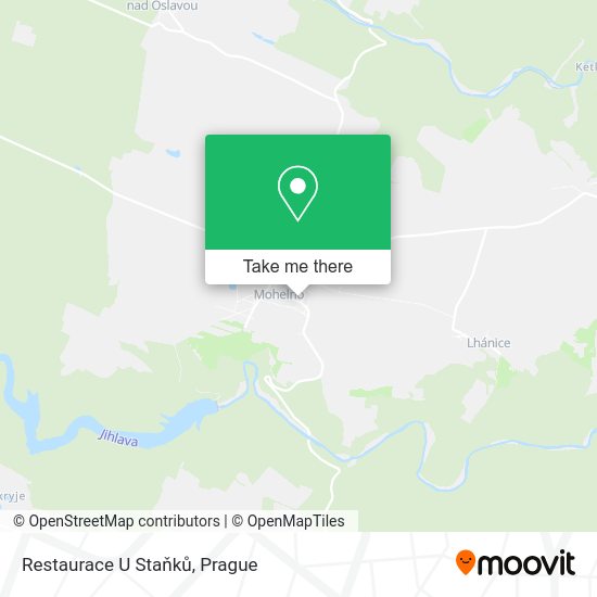 Карта Restaurace U Staňků