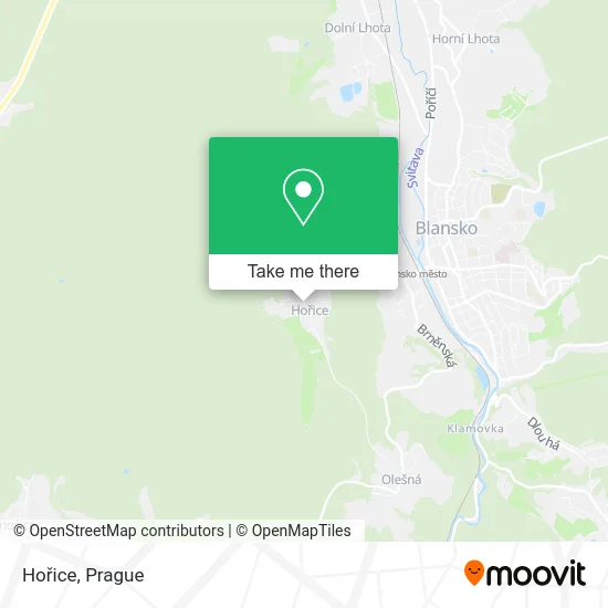 Карта Hořice