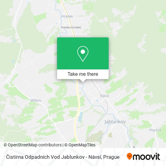 Čistírna Odpadních Vod Jablunkov - Návsí map