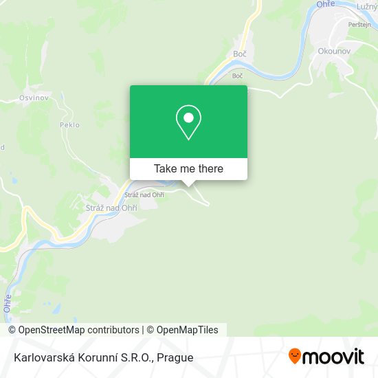 Karlovarská Korunní S.R.O. map