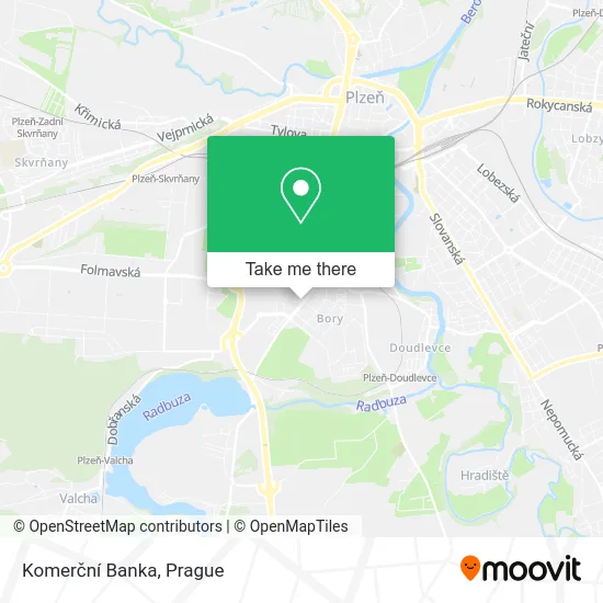 Карта Komerční Banka