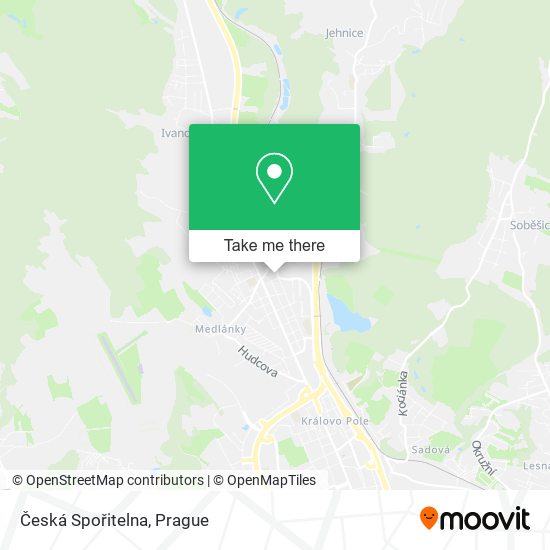 Česká Spořitelna map