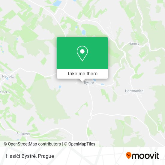 Hasiči Bystré map