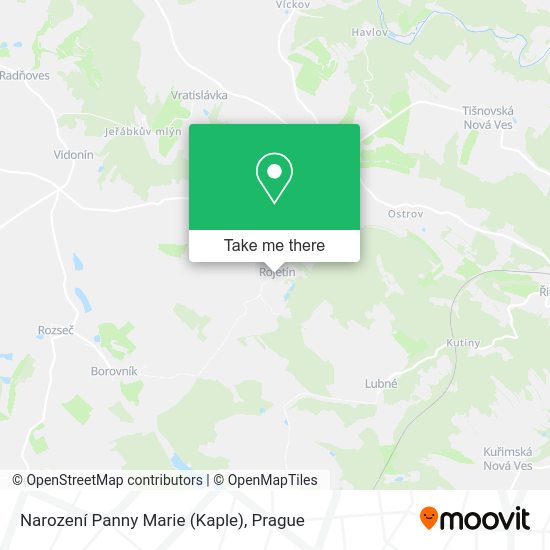Narození Panny Marie (Kaple) map
