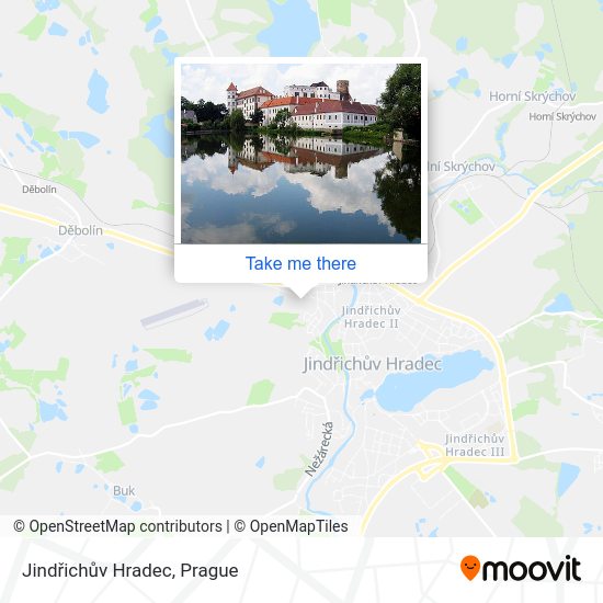 Jindřichův Hradec map