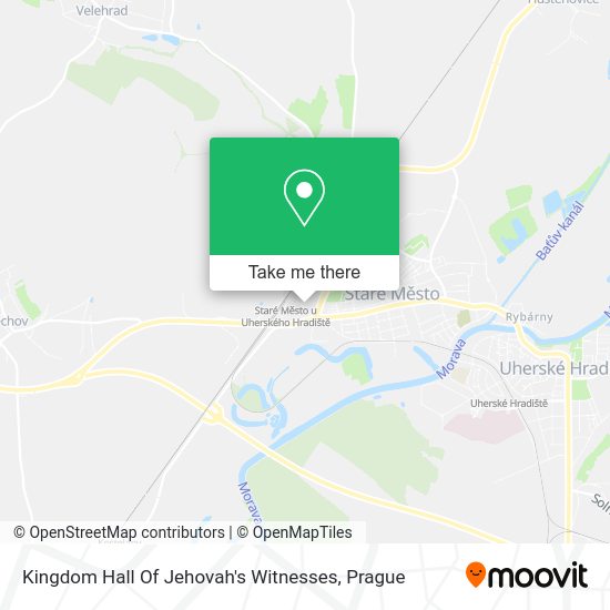 Kingdom Hall Of Jehovah's Witnesses map