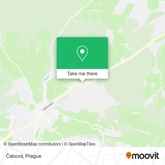 Карта Čabová