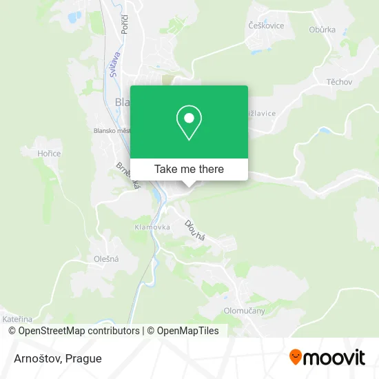 Карта Arnoštov
